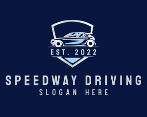 Driving - Car Driving Emblem logo design