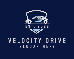 Drive - Car Driving Emblem logo design