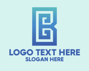Greek - Greek Letter B logo design