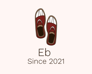 Basketball Shoe - Rubber Sneaker Shoes logo design