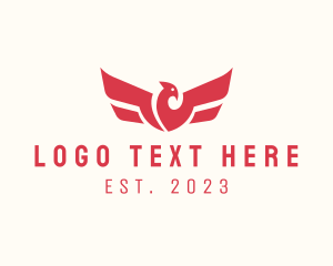 Mythical - Modern Phoenix Bird logo design