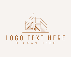 Architect - House Builder Construction logo design