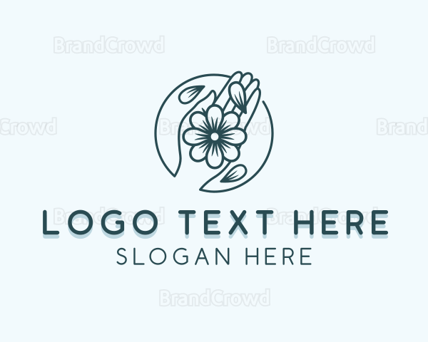 Flower Hand Skincare Logo