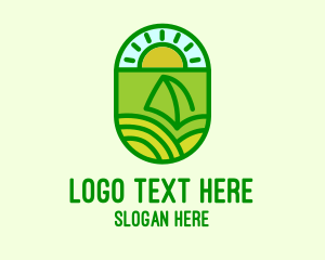 Plant - Natural Sustainable Plant logo design