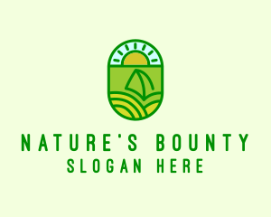 Natural Sustainable Plant logo design