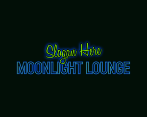 Nightlife - Neon Club Wordmark logo design