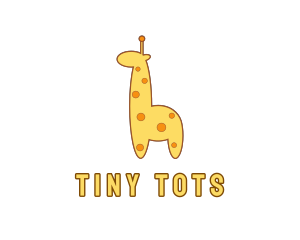 Babysitter - Cute Yellow Giraffe logo design