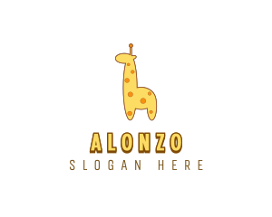 Cute Giraffe Toy logo design