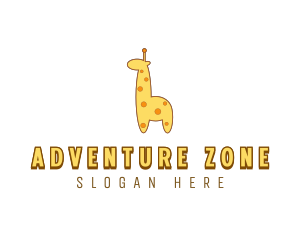 Cute Giraffe Toy logo design