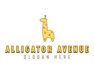 Cute Giraffe Toy logo design