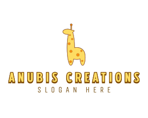 Cute Giraffe Toy logo design