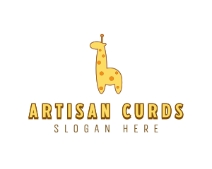 Cute Giraffe Toy logo design