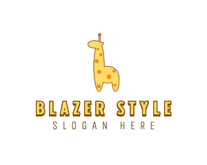 Cute Giraffe Toy logo design