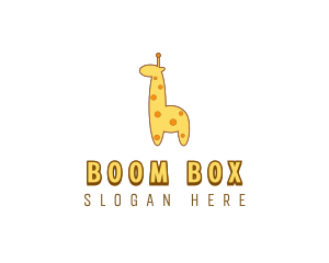 Cute Giraffe Toy logo design