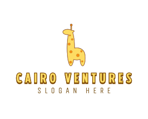 Cute Giraffe Toy logo design