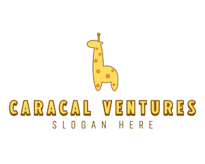 Cute Giraffe Toy logo design