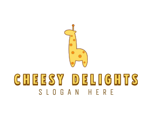 Cute Giraffe Toy logo design