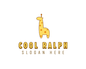 Cute Giraffe Toy logo design