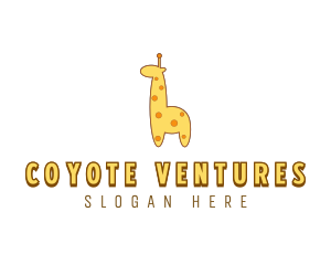 Cute Giraffe Toy logo design