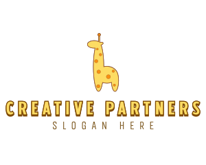 Cute Giraffe Toy logo design