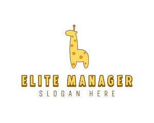 Cute Giraffe Toy logo design