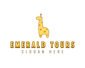 Cute Giraffe Toy logo design