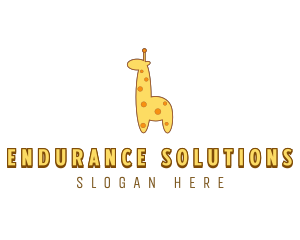 Cute Giraffe Toy logo design