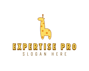 Cute Giraffe Toy logo design