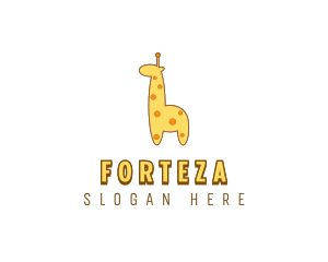 Cute Giraffe Toy logo design