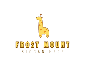 Cute Giraffe Toy logo design