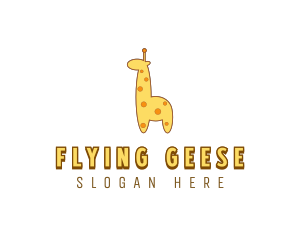 Cute Giraffe Toy logo design