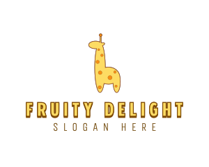 Cute Giraffe Toy logo design