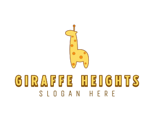 Cute Giraffe Toy logo design