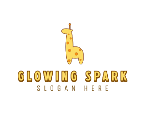 Cute Giraffe Toy logo design