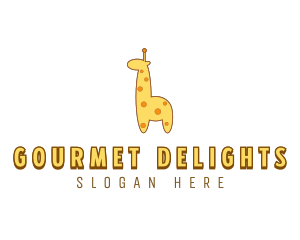 Cute Giraffe Toy logo design