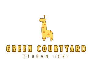 Cute Giraffe Toy logo design