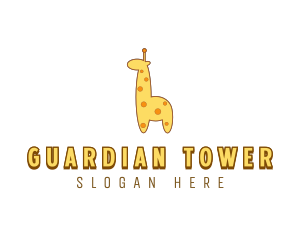 Cute Giraffe Toy logo design