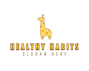 Cute Giraffe Toy logo design