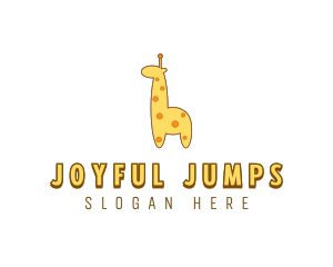 Cute Giraffe Toy logo design