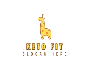 Cute Giraffe Toy logo design