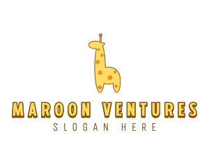 Cute Giraffe Toy logo design