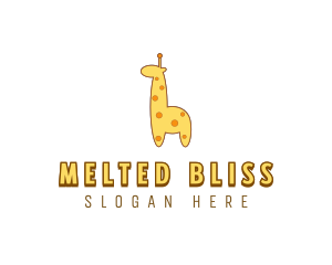 Cute Giraffe Toy logo design