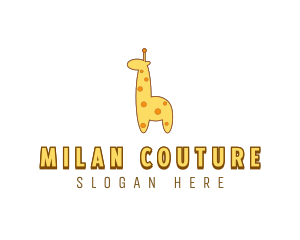 Cute Giraffe Toy logo design