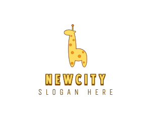 Cute Giraffe Toy logo design