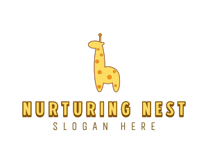 Cute Giraffe Toy logo design