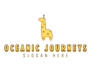 Cute Giraffe Toy logo design