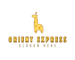 Cute Giraffe Toy logo design