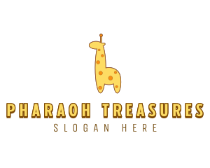 Cute Giraffe Toy logo design