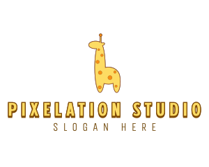 Cute Giraffe Toy logo design