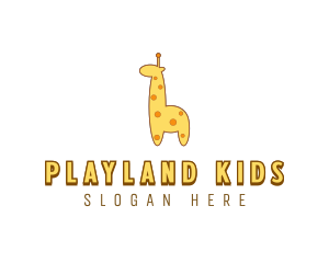 Cute Giraffe Toy logo design